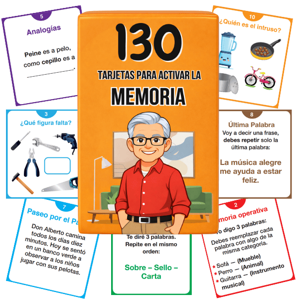 130 Tarjetas para activar la memoria
