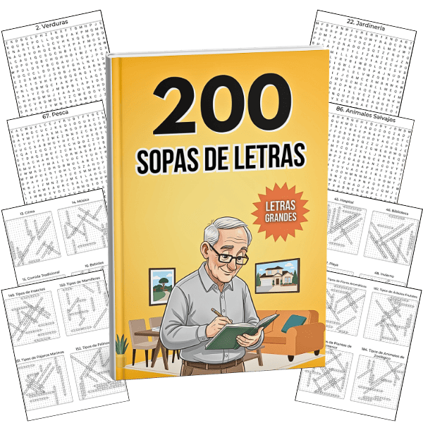 200 Sopas de letras